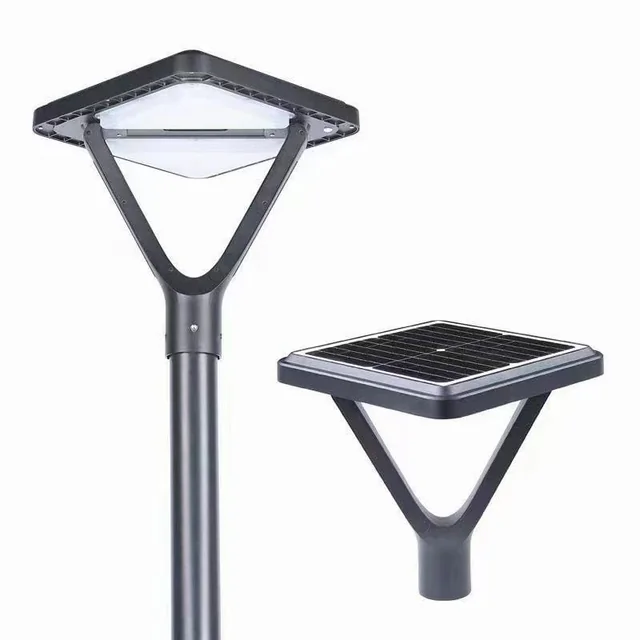 Éclairage de parc solaire LED SANKO P-07 (LED 12W 1500LM panneau 20W LiFePO4 20Ah)