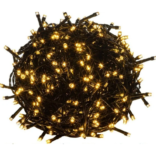 Éclairage LED de Noël - 5 m, 50 LED, blanc chaud