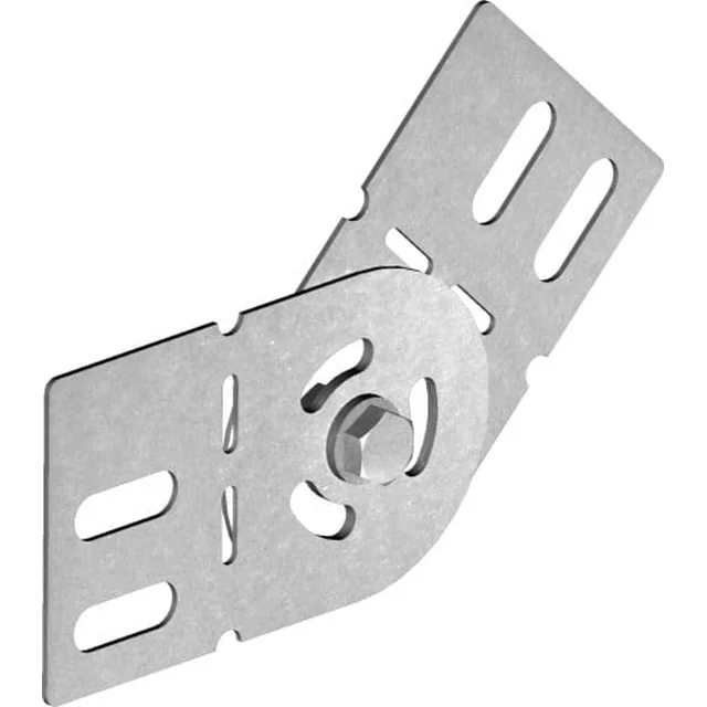 Eclisa ajustabila conector legatura articulata pentru canal cablu metalic cu inaltime 60mm