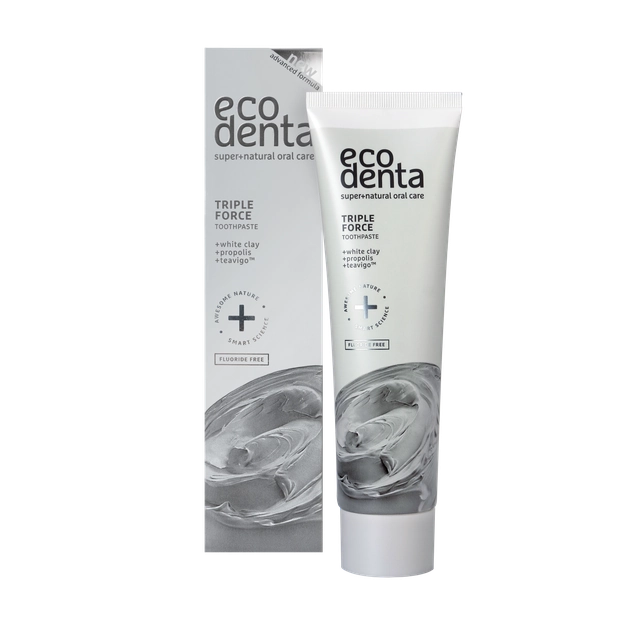 ECODENTA TRIPLE FORCE TOOTHPASTE, 100 ml