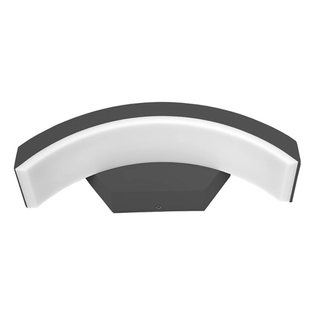 Ecolit Z1107-CR черна Външна лампа 8W дневно бяло IP54 СТИЛ