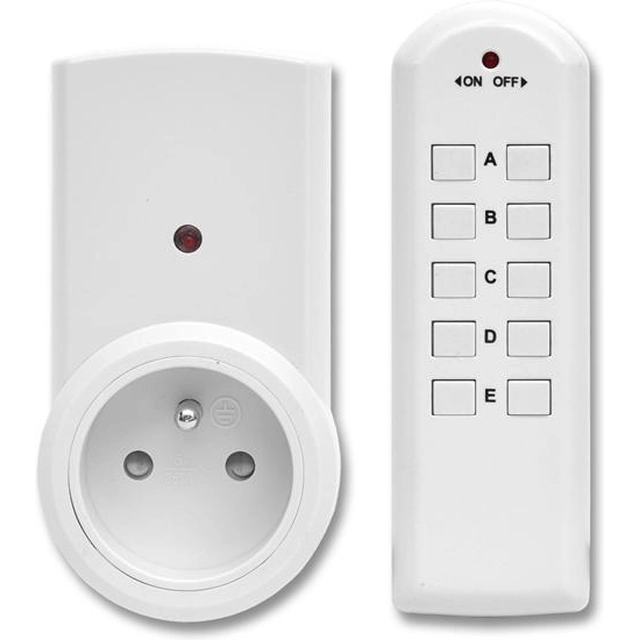 Ecolite EZ-7901 3 Remote-Sockets, ovl, max,1150W