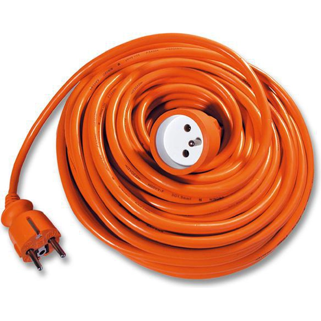 Ecolite FX1-20 Alargador-acoplador 20m naranja 3x1,0mm