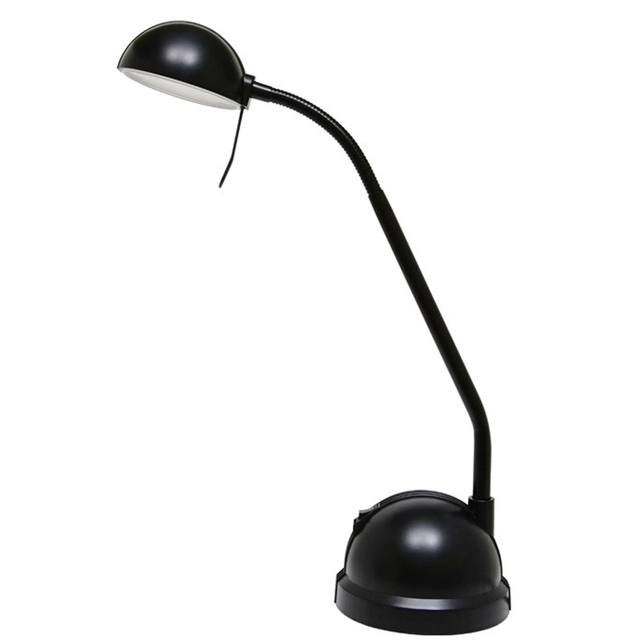 Ecolite L460-LED/CR Czarna lampa stołowa LED spektrum 8W biała dzienna