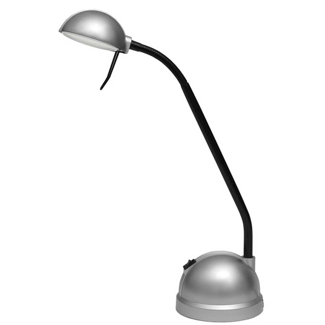 Ecolite L460-LED/STR Silver LED bordslampa spektrum 8W dagvit