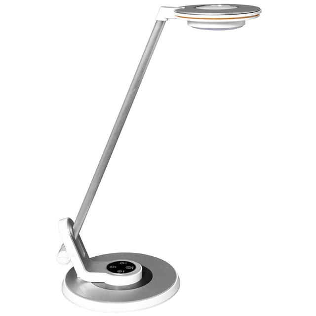 Ecolite LBL1065-BI LED vit bordslampa 8W med USB 3000-6000K