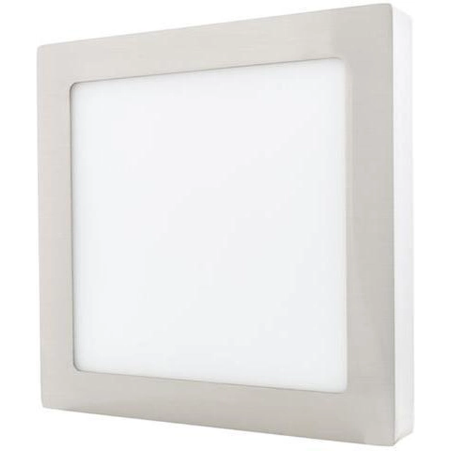 Ecolite LED-CSQ-12W/41/CHR Chrome mounted LED panel 175x175mm 12W day white