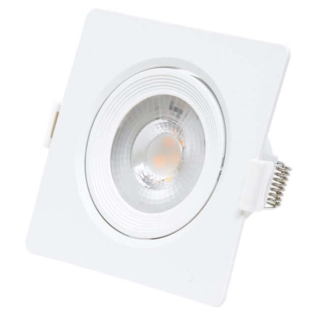 Ecolite LED-DLS-5W/2700 candeeiro LED quadrado basculante 5W branco quente BART