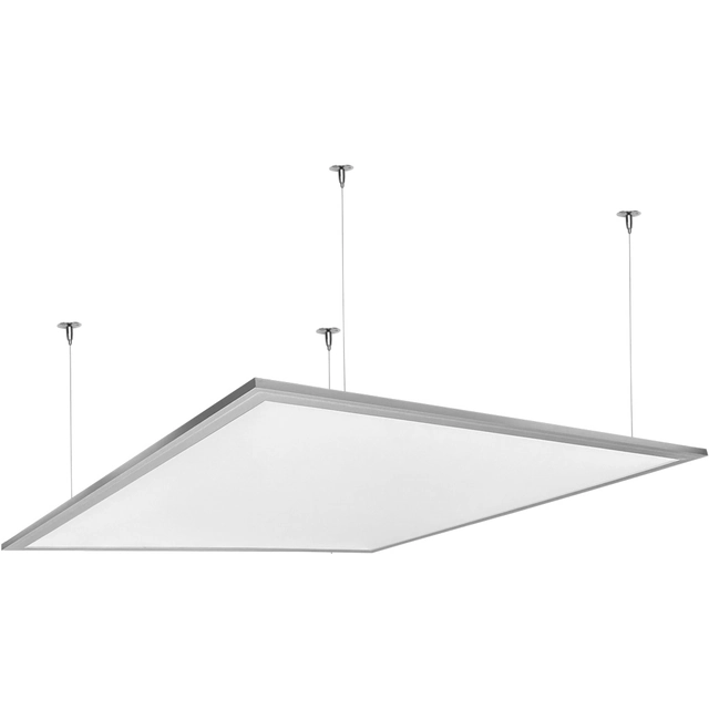 Ecolite LED-GPL-44-45-ZAV Silbernes hängendes LED-Panel 600x600mm 45W Tagesweiß 5000lm