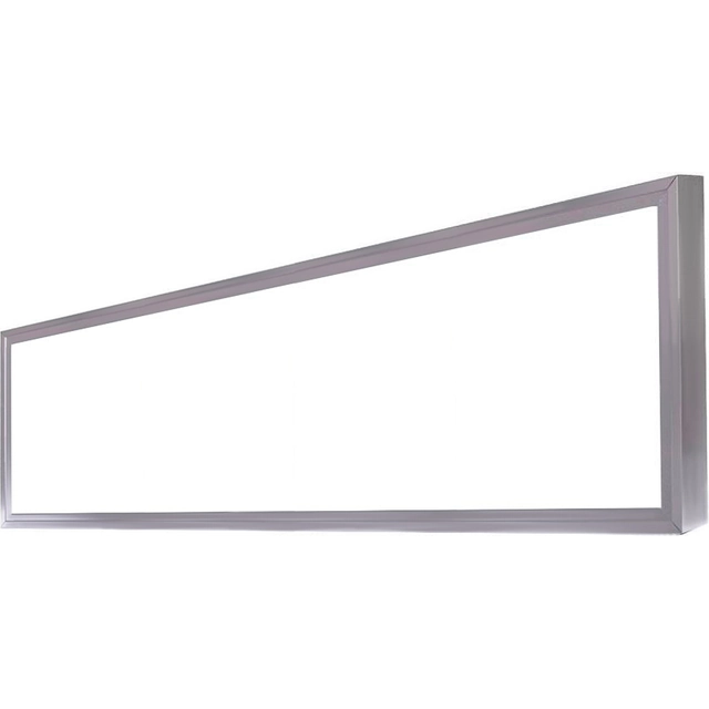 Ecolite LED-GPL44/B-45/RAM Silbernes LED-Panel mit Rahmen 300x1200mm 45W Tageslichtweiß + 1x Rahmen