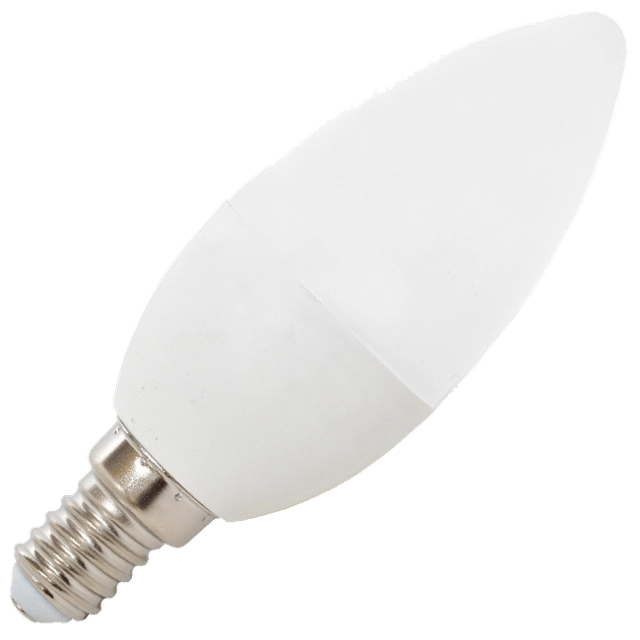 Ecolite LED5W-SV/E14/2700 stearinlys mini LED E14 pære 5W varm hvid