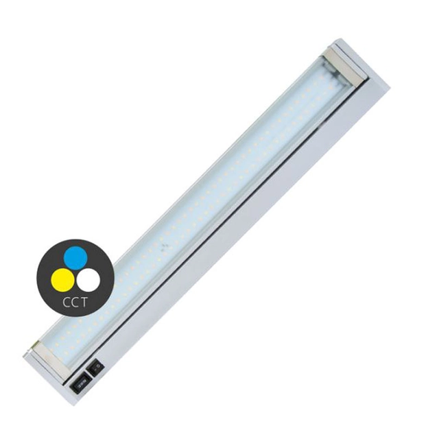 Ecolite TL2016-CCT/10W LED sob o balcão da cozinha 59cm 10W CCT com interruptor