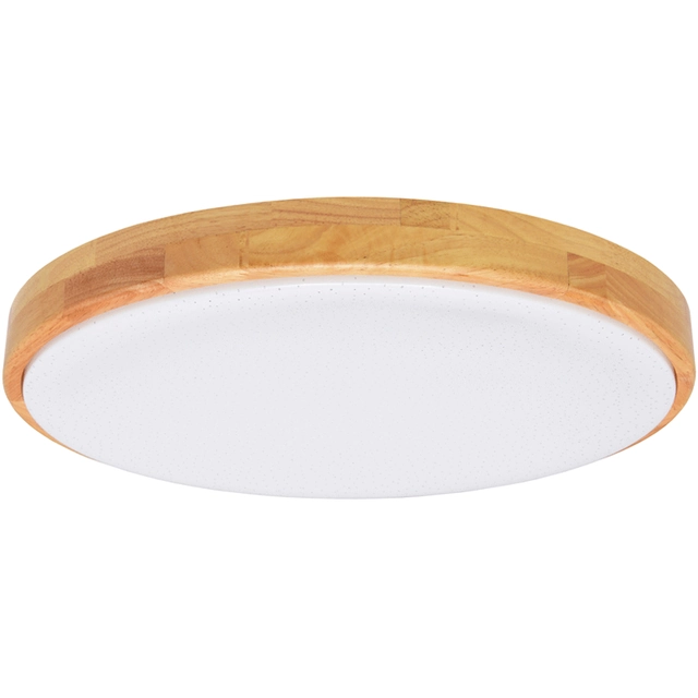 Ecolite WLD400-24W/LED/SD LED ceiling light with remote control 24W 420mm light wood LENA