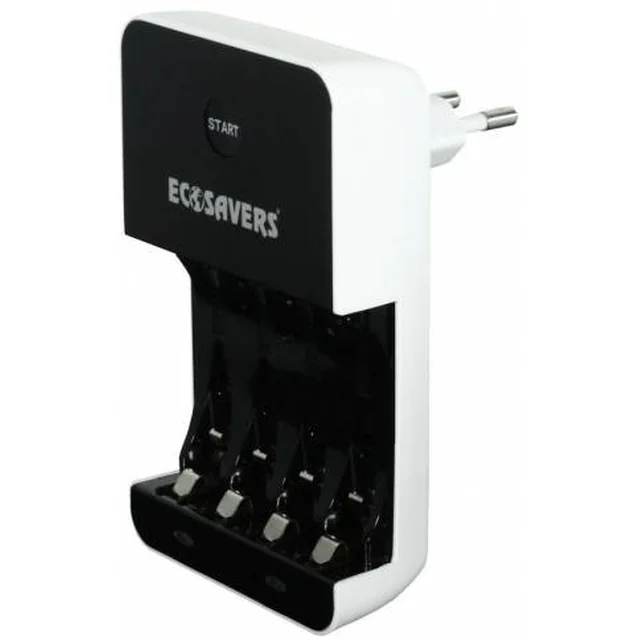 EcoSavers - chargeur de batterie (Ni-MH) AA et AAA