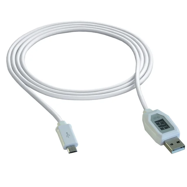 EcoSavers Smart USB Cable - kabel ładujący microUSB z wyświetlaczem