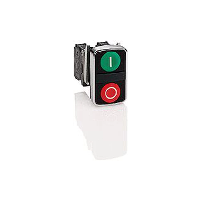 Schneider Electric Double green/red button drive O-I without backlight with spring return (ZB4BA7341)