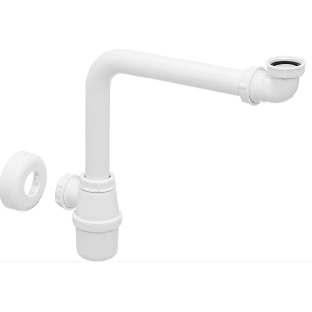 Washbasin siphon VIEGA, space-saving, d32