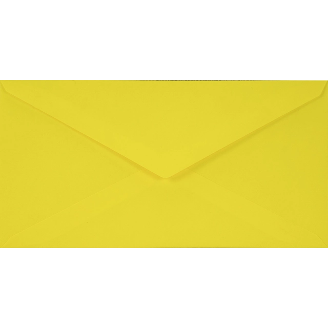 [B.2.5] Decorative envelopes DL Sirio yellow WHOLESALE 500 pcs. / al * Envelope DL NK Sirio Col.Limone yellow 115g