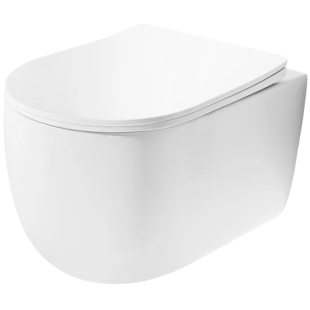 Eddy N Tornado Rimless wall-hung toilet bowl