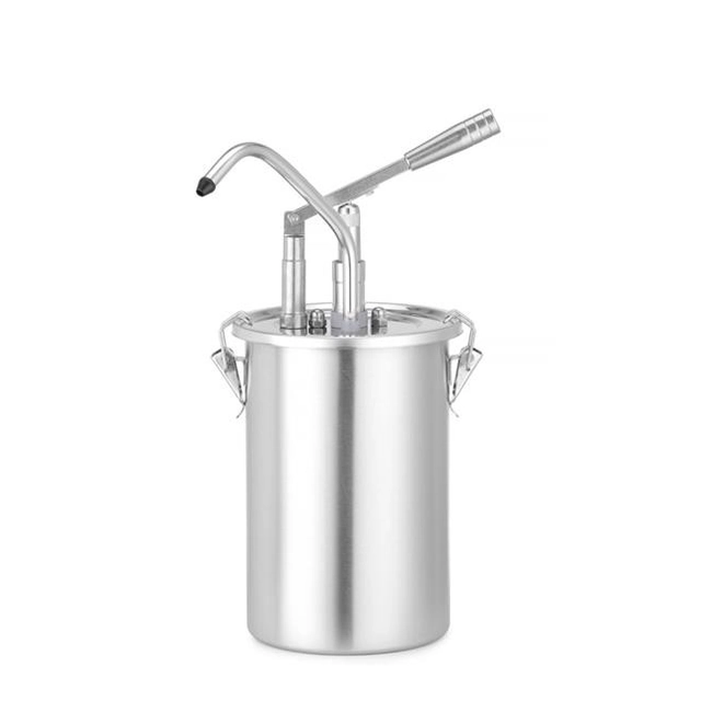 Edelstahlbehälter für Saucen mit HENDI-Spender 45L xx(H)420mm