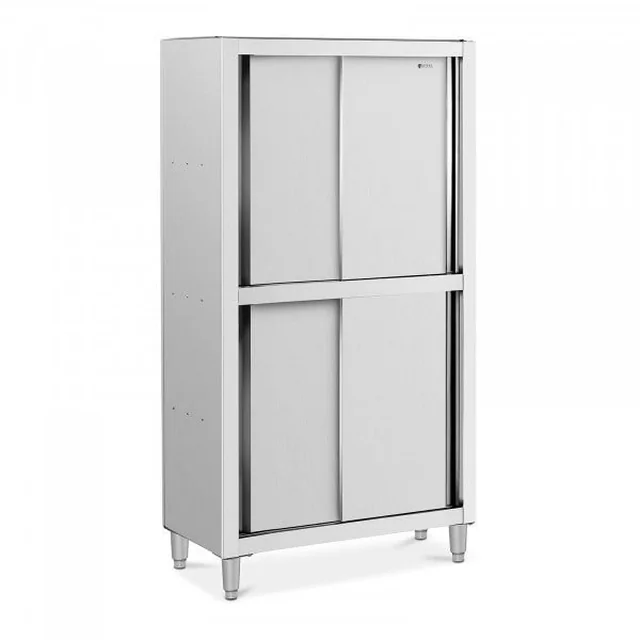Edelstahlschrank - 1000 x 500 x 1800 mm - Royal Catering ROYAL CATERING 10012594 RCDC-100