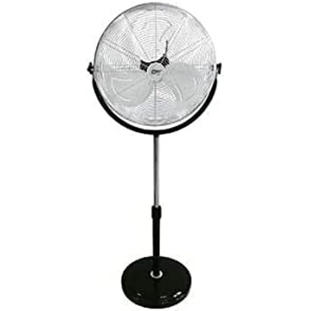 EDM asztali ventilátor ipari fekete ezüst 120 W