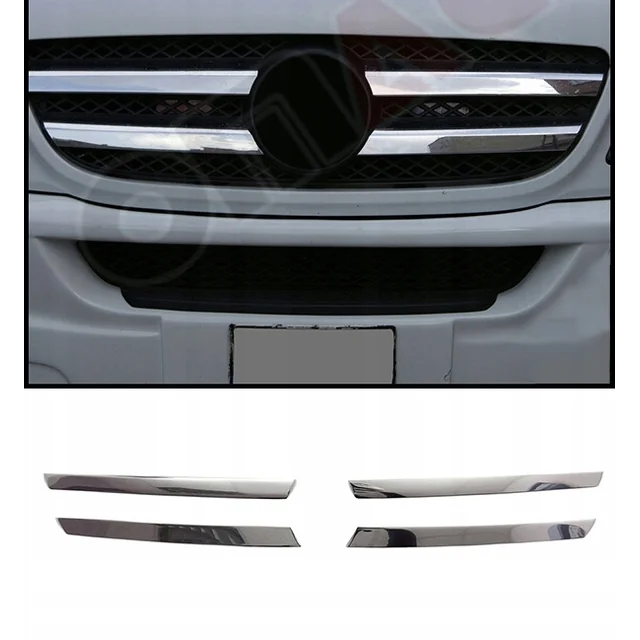 Mercedes VITO VIANO W639 CHROME GRILL strips, dummy