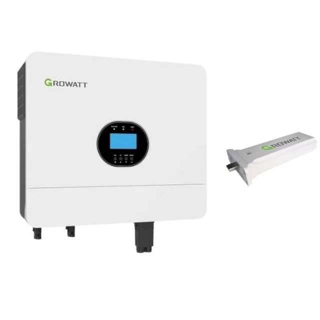 Eenfasige off-grid omvormer 6 kW Growatt SPF 6000 ES PLUS met geïntegreerde Wi-Fi-module