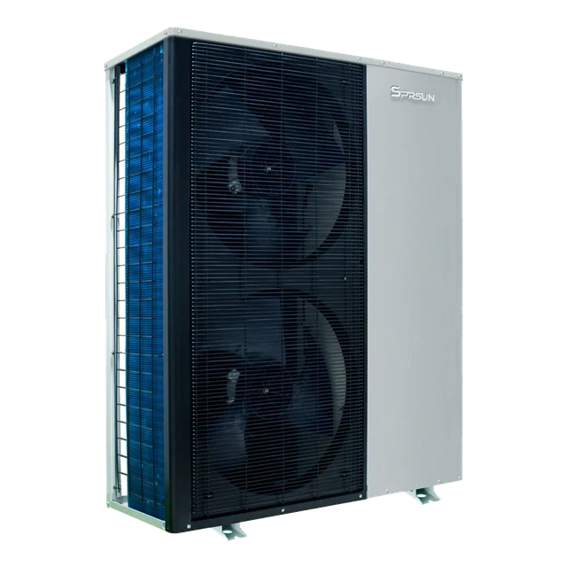 SPRSUN heat pump R32 Air Source Heat Pump 19.8kW Three Phase White, Heating + Cooling + DHW