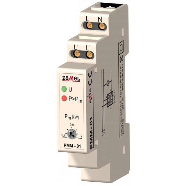 Effektbegränsare 230V AC 0,2-2kW Typ:PMM-01
