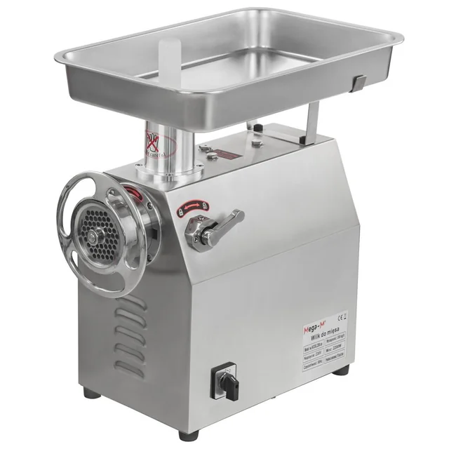 Eficiența mașinii de tocat carne de lup 350 Kg/H Putere 2200 W