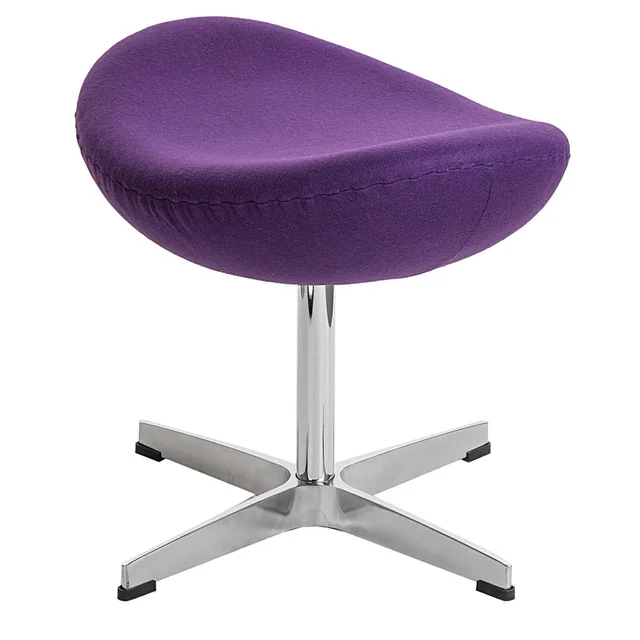 Egg footstool purple cashmere 20 Premi um 20