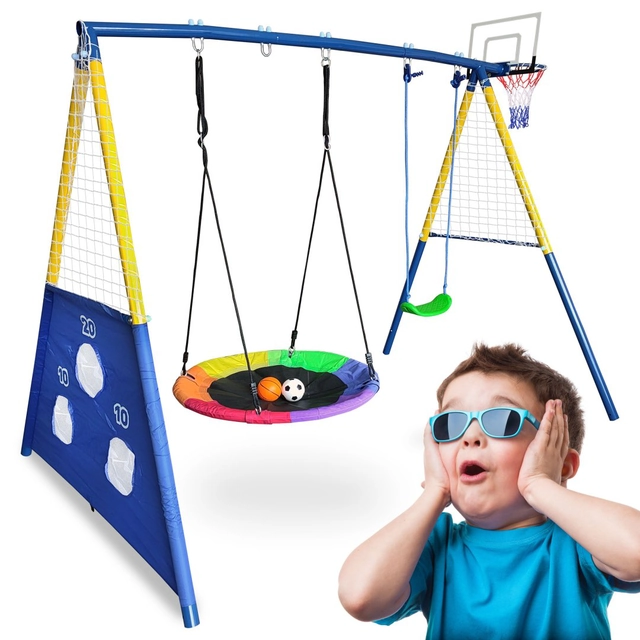 Ein Satz 2 Schaukeln AMICO Spielplatz