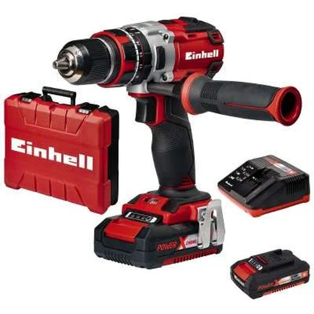 Einhell TE-CD fúró/csavarozó 18 Li-i BL 18 V 2 x akkumulátor 2 Ah