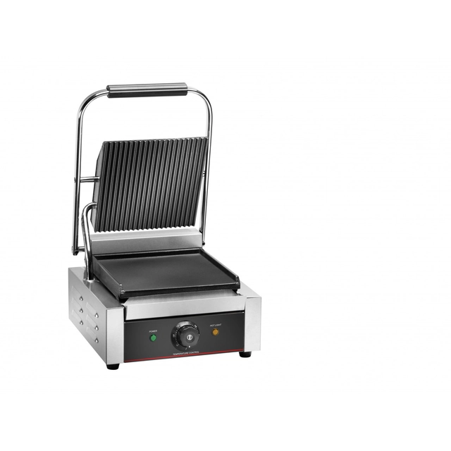 Einzelkontaktgrill 225x230 glatte Platte PG25L | Amitek