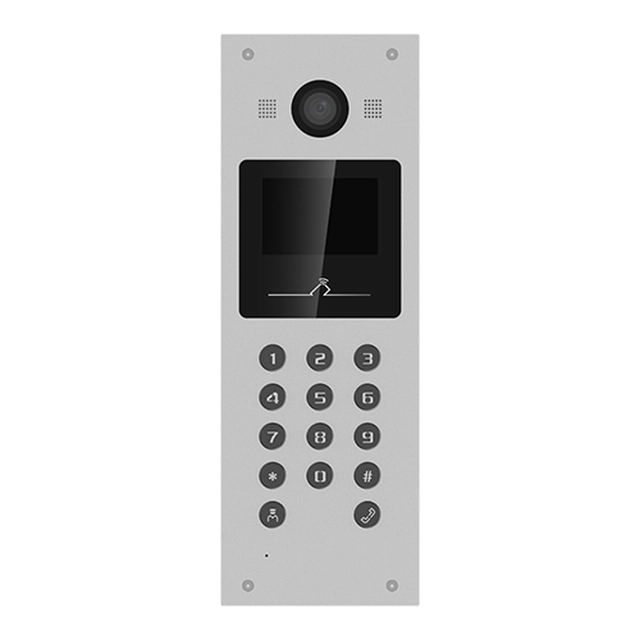 Ekstern TCP/IP video intercom panel til blokke og kontorlokaler, kort adgangskontrol, LCD display - HIKVISION DS-KD3003-E6