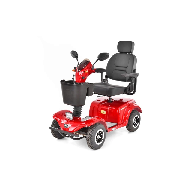 El-scooter Hecht wise rød motor 500w maksimal hastighed 15 km t til personer med nedsat mobilitet