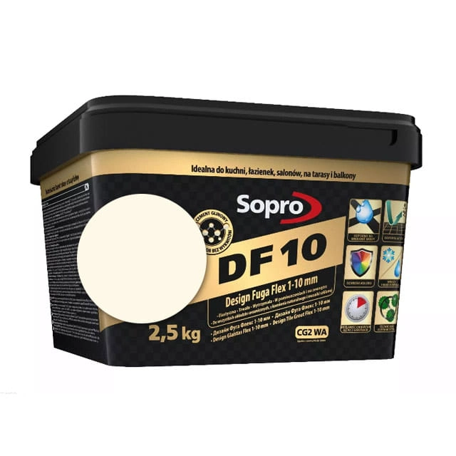 Ελαστικός αρμόστοκος Sopro DF 10 λευκός (10) 2,5 kg