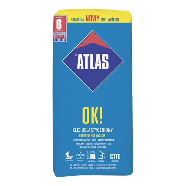 Elastische lijm 25 kg OK! ATLAS