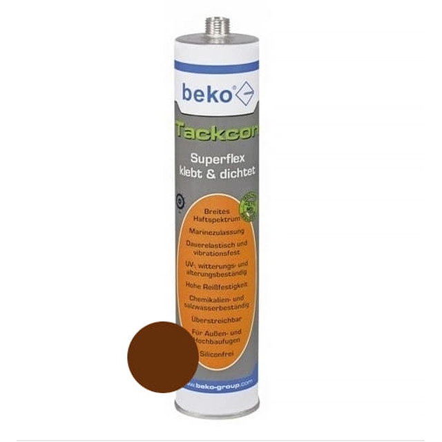 Elastiskt brunt klister 310 ml TACKCON BEKO