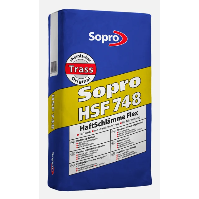 Elastiskt limbruk med Sopro HSF-bricka 748 25kg