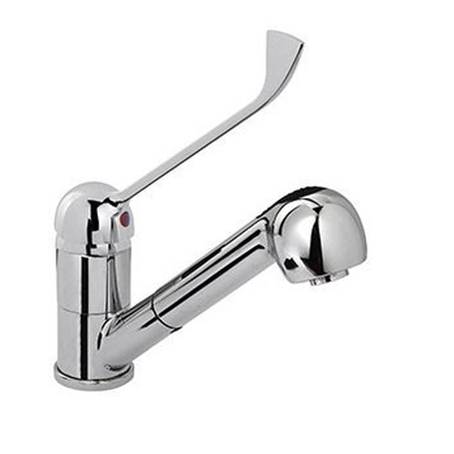 Elbow washbasin tap with shower INVEST HORECA DOC-7