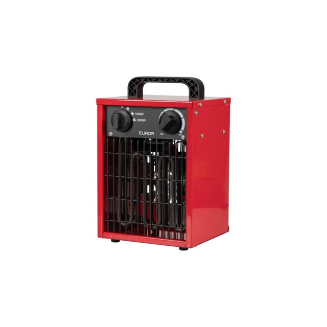 Electric air heater EUROM EK2000 2kW, red