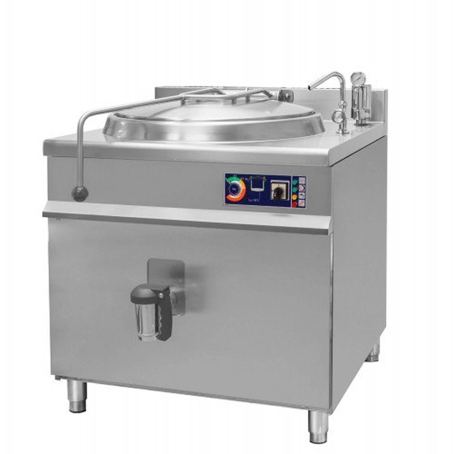 Electric boiling kettle with indirect heating | automatic filling | 24 kW | 400V | 150 l | 900x900x900 mm | RQLR-151E