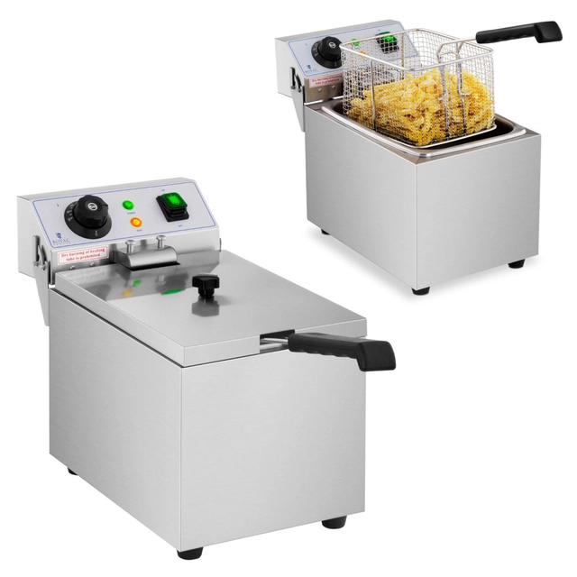 Electric catering fryer 230 V 3200W 8 L