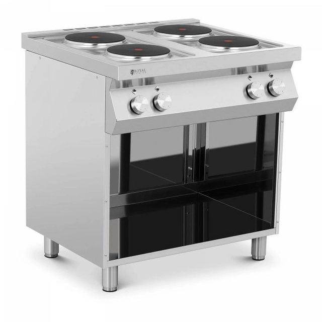 Electric cooker - 4 burners - 4 x 2600 W - open base Royal Catering 10011760 RC-EC4OC