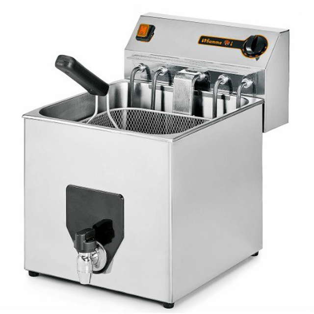 Electric fryer 10L with tap 400V | Fiamma