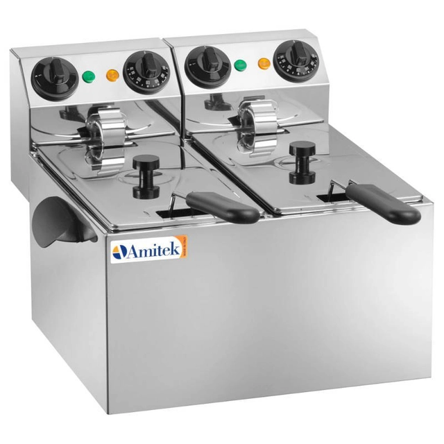 Electric fryer 2x3l 2x3200W | Amitek