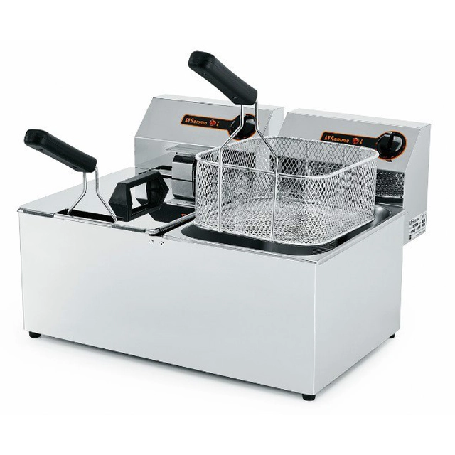 Electric fryer 2x5.5L with tap | Fiamma