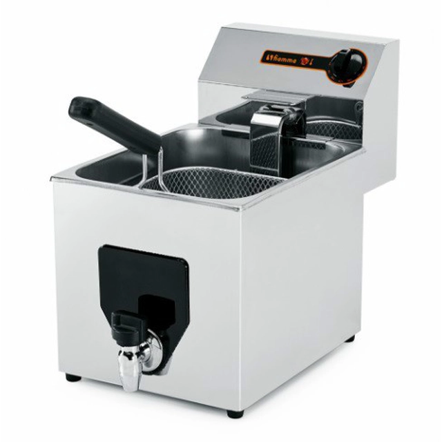 Electric fryer 8L with tap | Fiamma